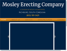 Tablet Screenshot of mosleyerecting.com